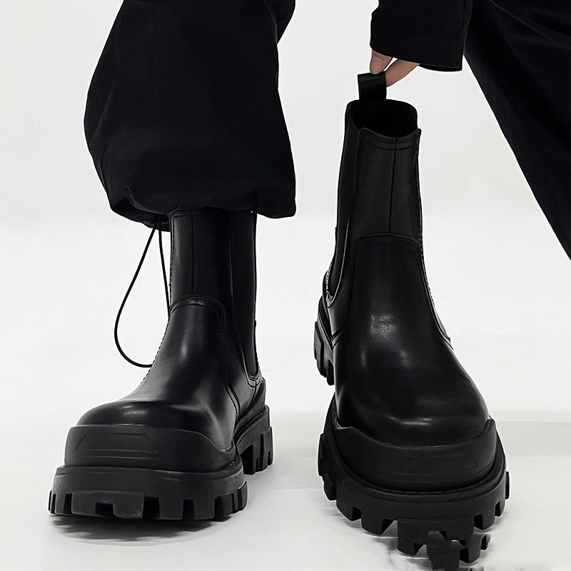 British Style Black High-grade Boots foto 3