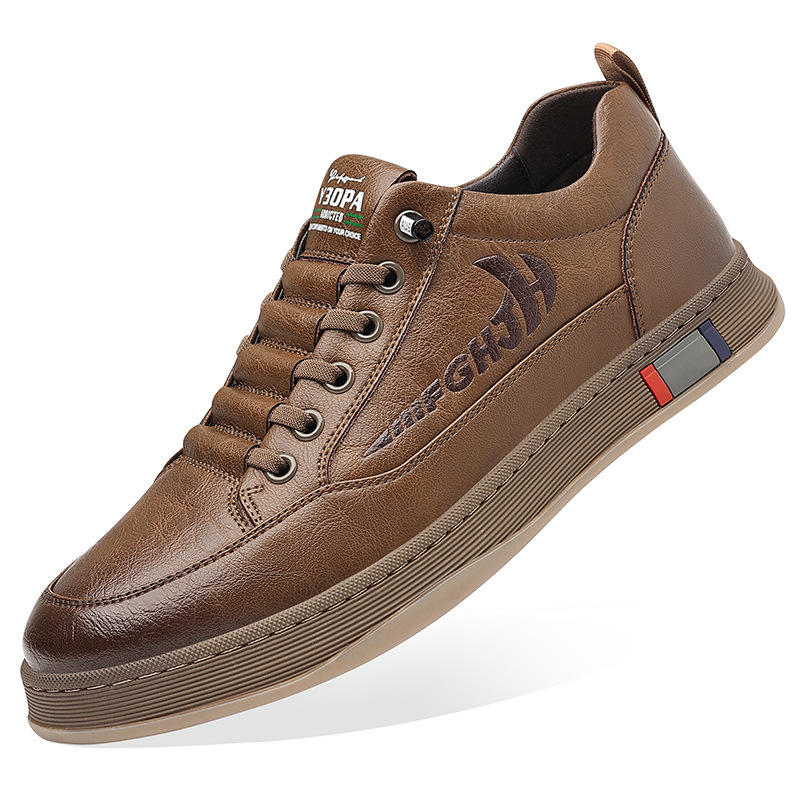 New Breathable All-matching Casual Men's Leather Shoes foto 2
