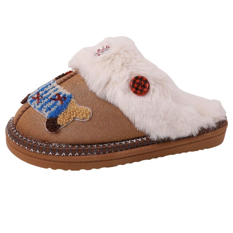 Cute Cartoon Sausage Dog Fluffy Shoes Female foto 5