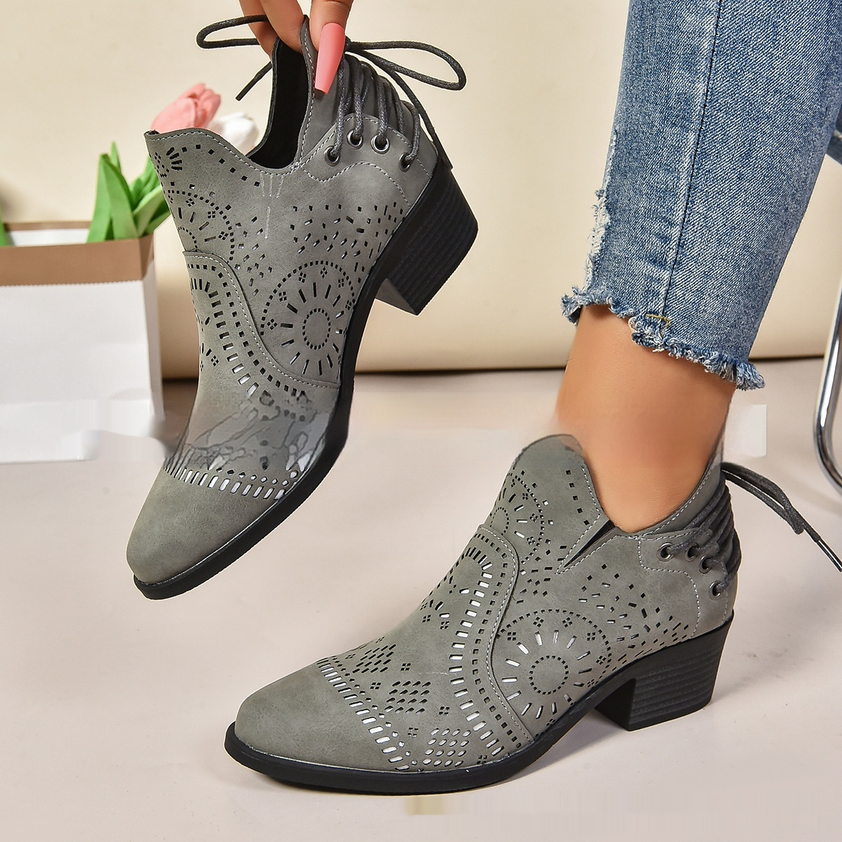 Women's Plus Size Fashion Simple Shoes foto 3