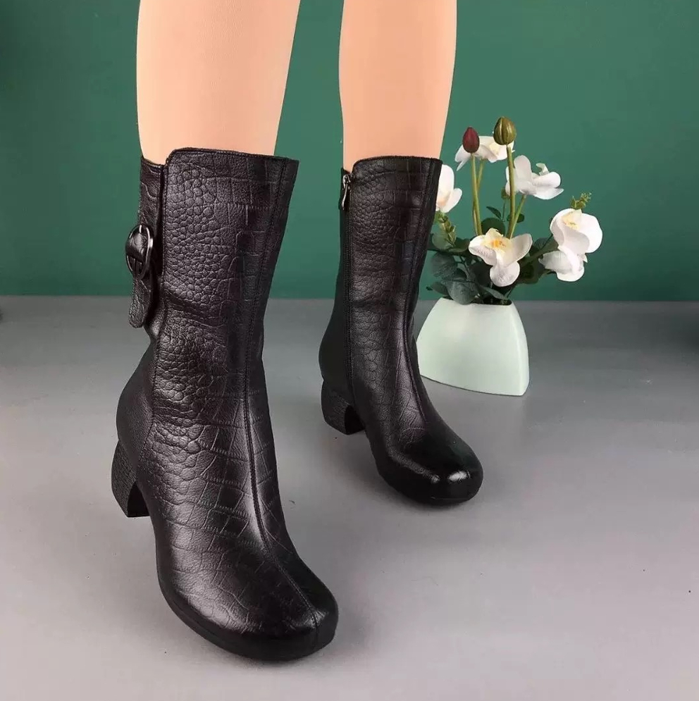 New Fallwinter Velvet-lined Fashion Boots foto 3