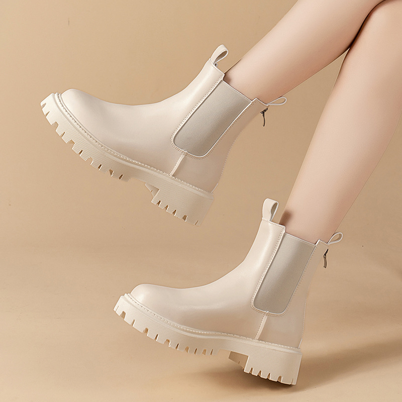 Summer Thin Platform Smoke Pipe Boots Martin foto 3