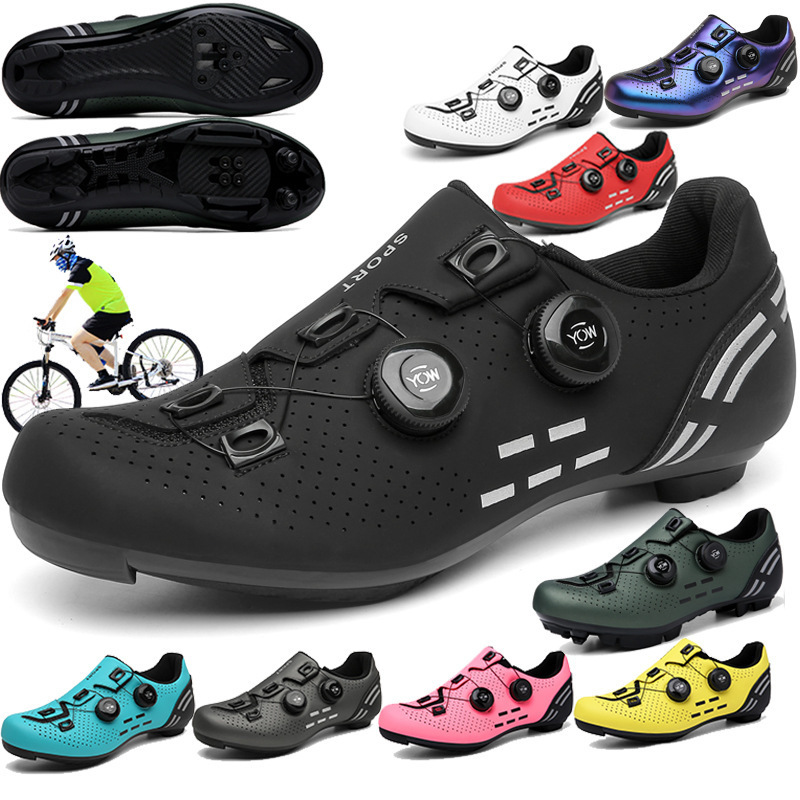 Men's Professional Large-size Lockless Cycling Shoes foto 5