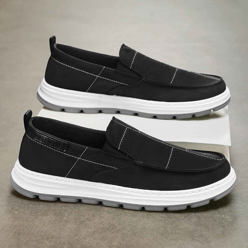 Men's Shoes Slip-on Breathable Small Fabric Shoes foto 2