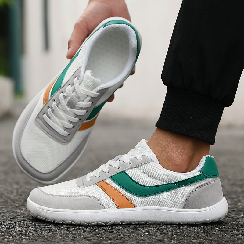 Men's And Women's Same Summer Breathable Botton Width Feet Fat Casual Mesh Sneakers foto 3