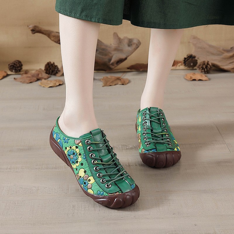 Womens Fashionable Printed Casual And Durable Sneakers foto 4