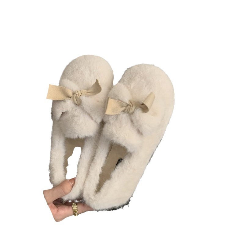 Winter Warm Bow Tie Shoes Ladies foto 3