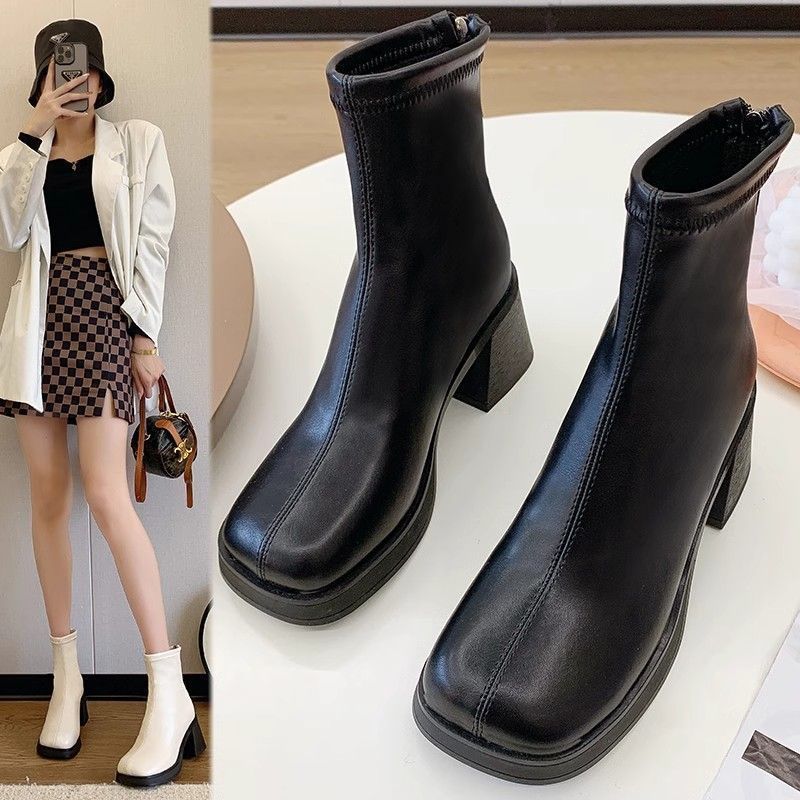 Womens Versatile Casual And Comfortable Ankle Boots foto 2