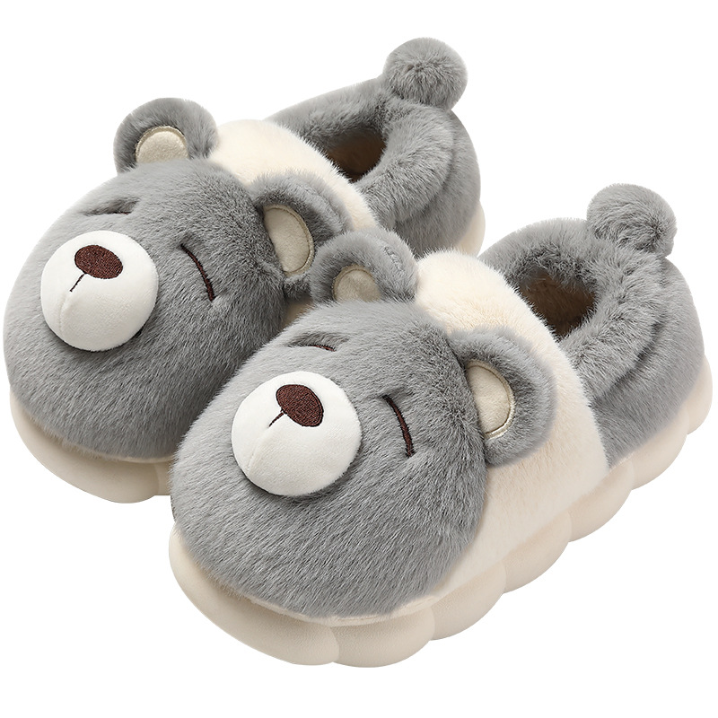 Bear Cute Indoor Household Men's Plush Warm foto 2