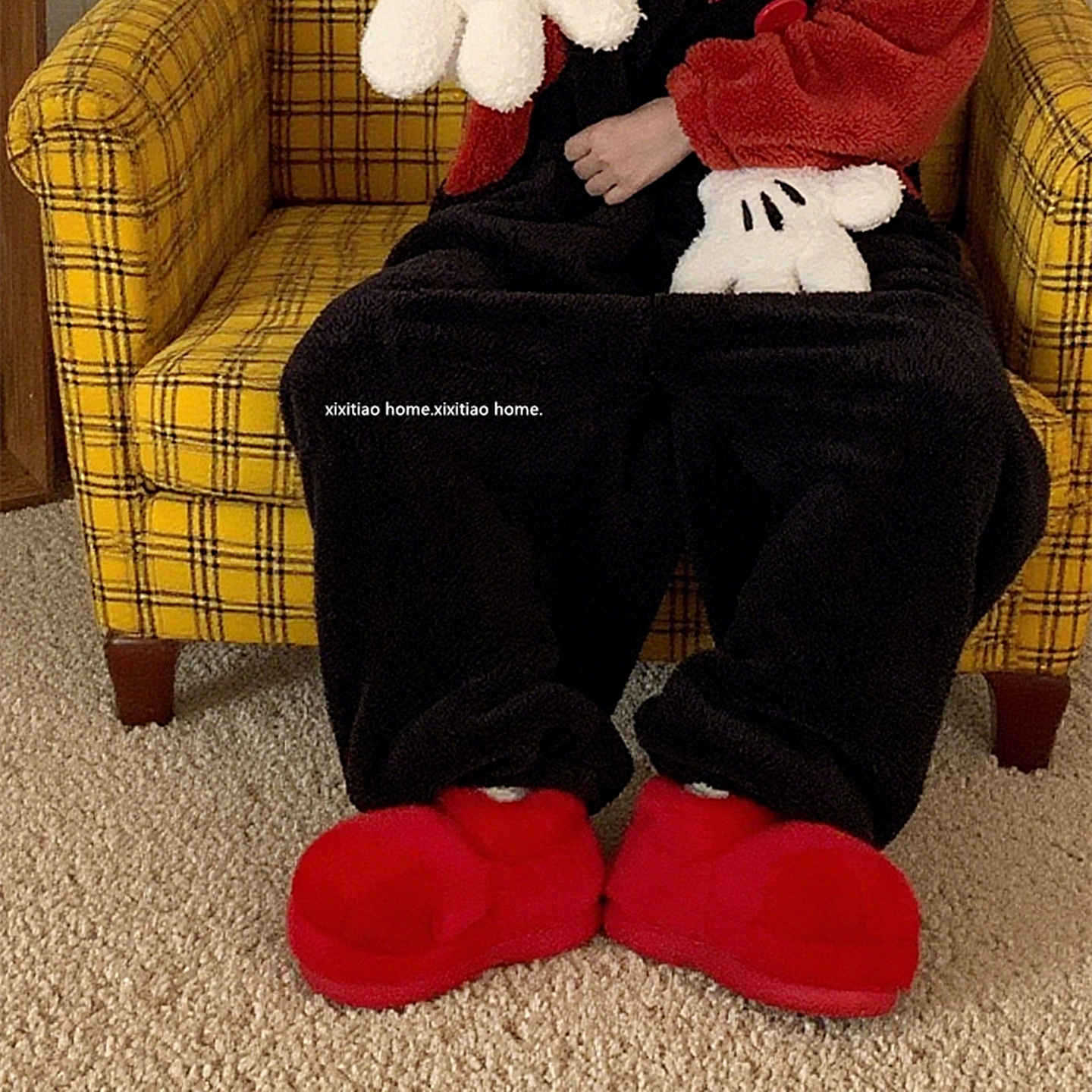 Cute Fashion Big Head Furry Boots For Women foto 3