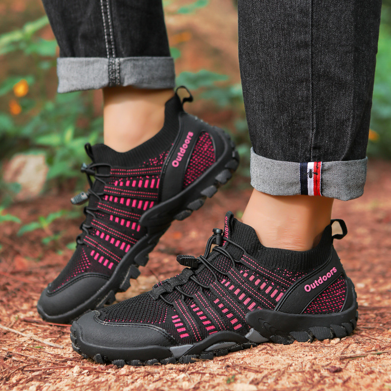 Outdoor Mountaineering Water Sports Breathable High-top Mesh Hiking Shoes foto 5