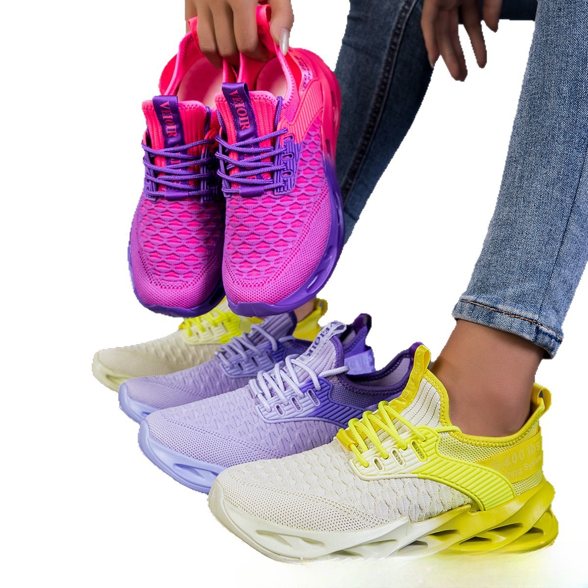 Women's Casual Sporty Outdoor Fashionable Versatile Running Shoes foto 4