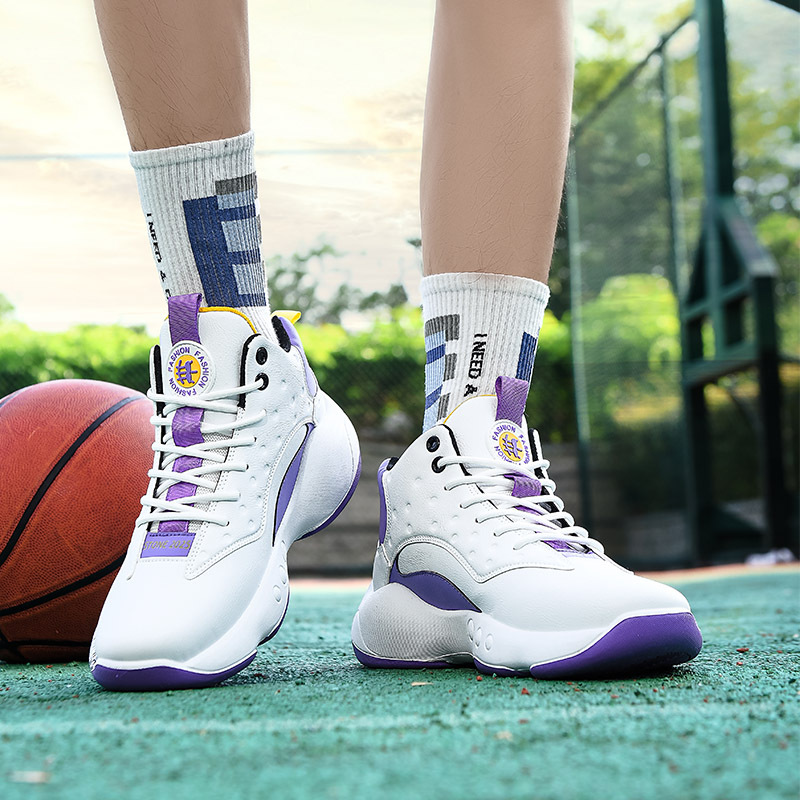 Sneaker Men's Shoes Fall Mud High-top Basketball Tide Outdoor Casual Running foto 3
