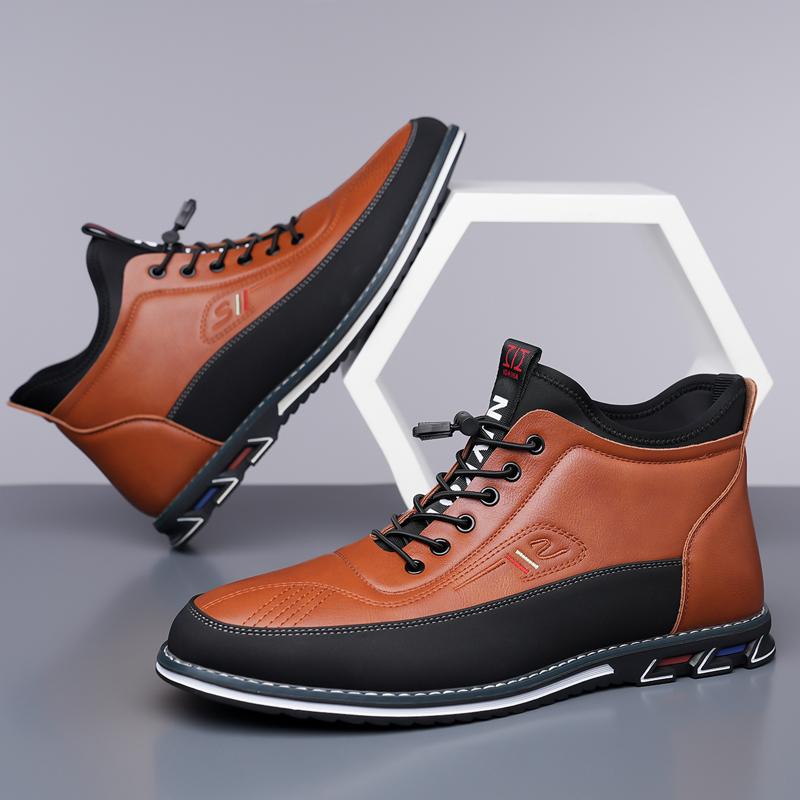 Men's Business Casual Leather Shoes Fathersdaygift Closed foto 4