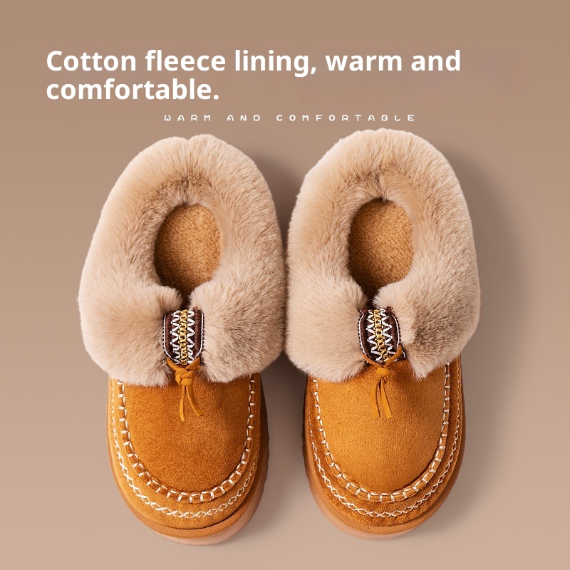 Ladies' Fleece-lined Plush Short Boots foto 2