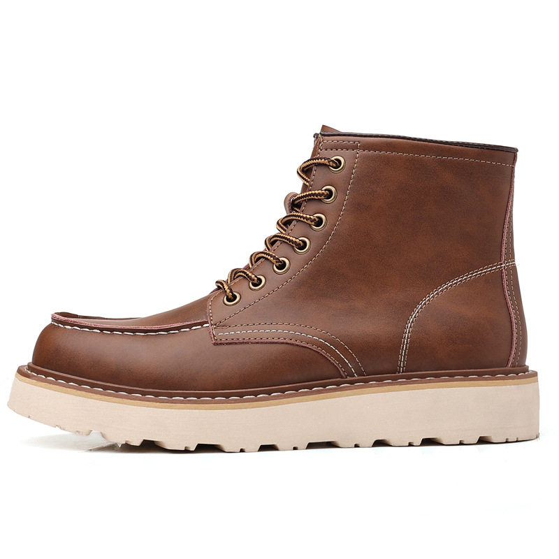 Men's Waterproof Anti-slip Martens Boots foto 4