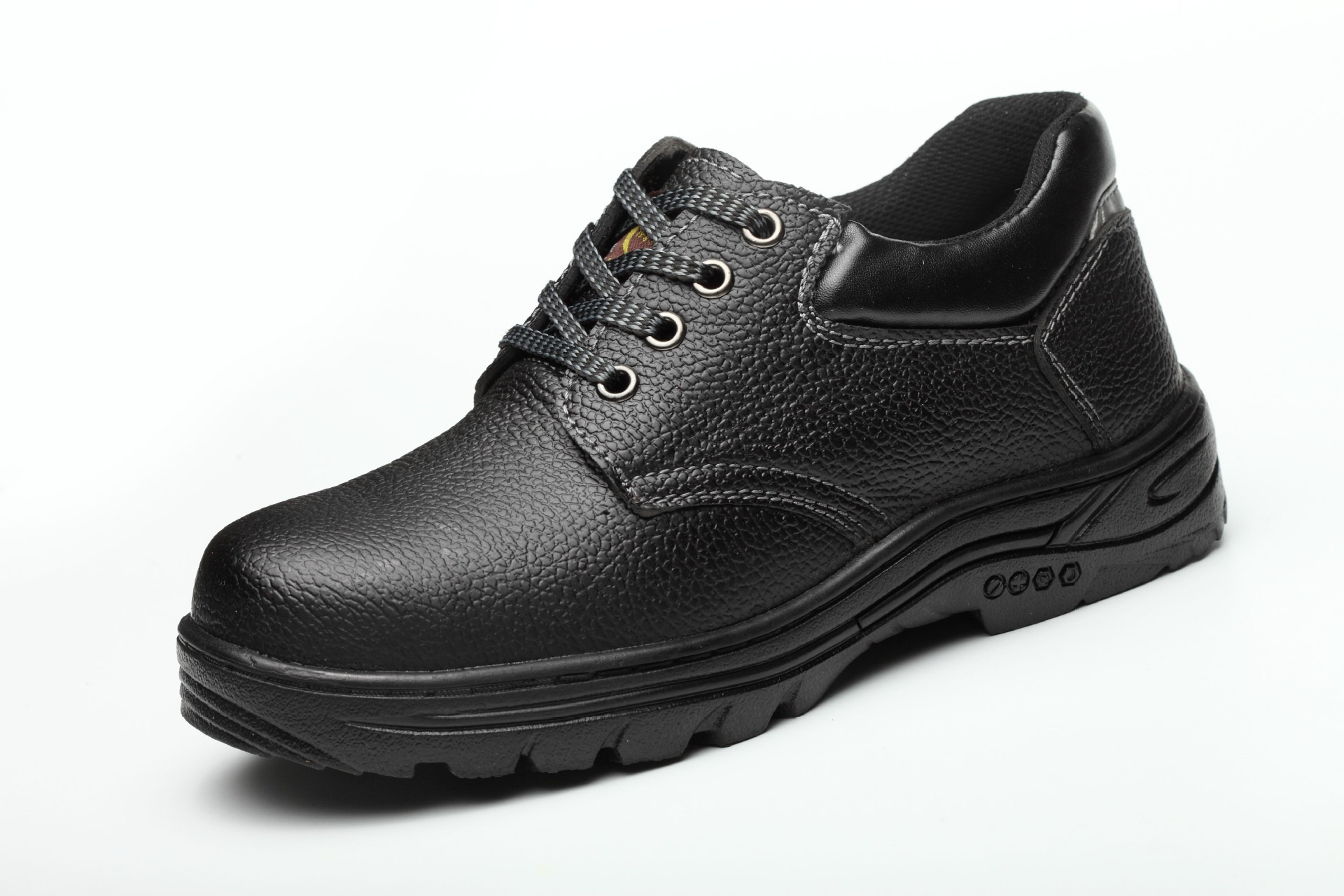 Men's Wear-resistant Workwear Breathable Fly Woven Shoes foto 4