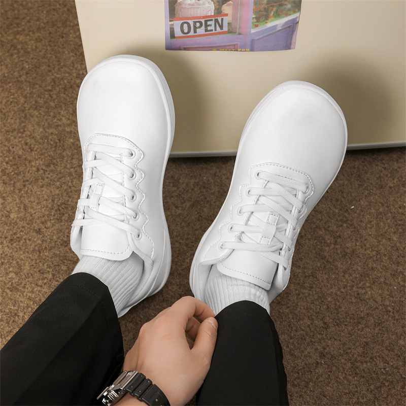 Outdoor Sneakers Low-top Lace-up Leather Surface Casual Shoes foto 2