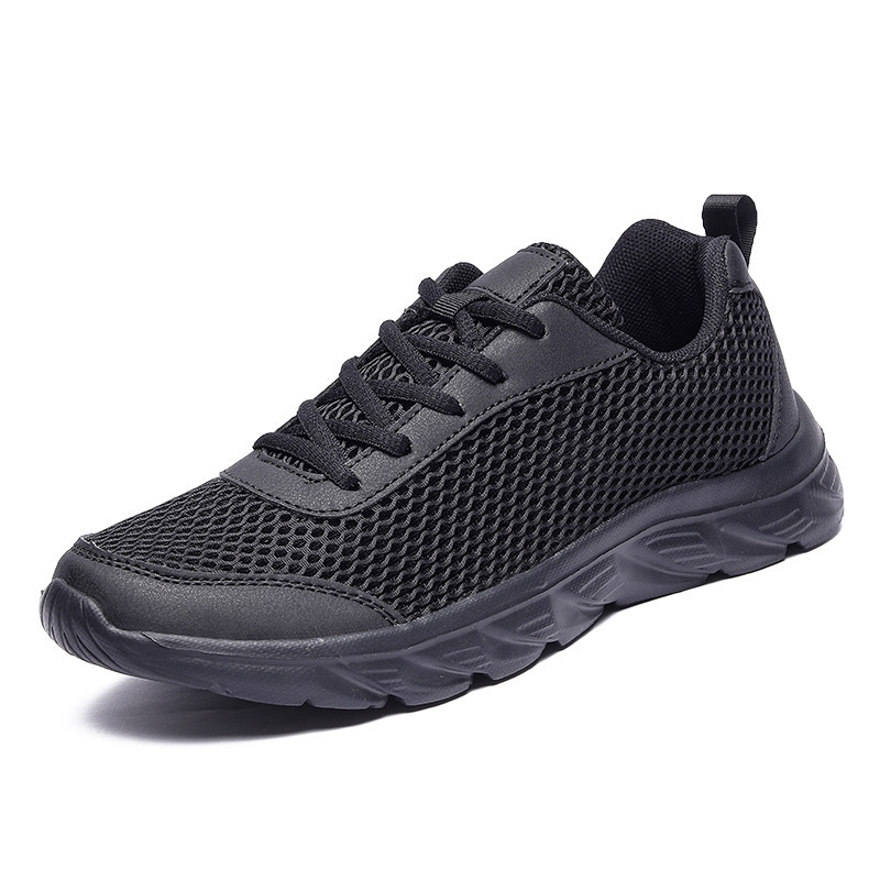 Couple Flying Woven Casual Sneaker Men's Mesh Running Shoes foto 3