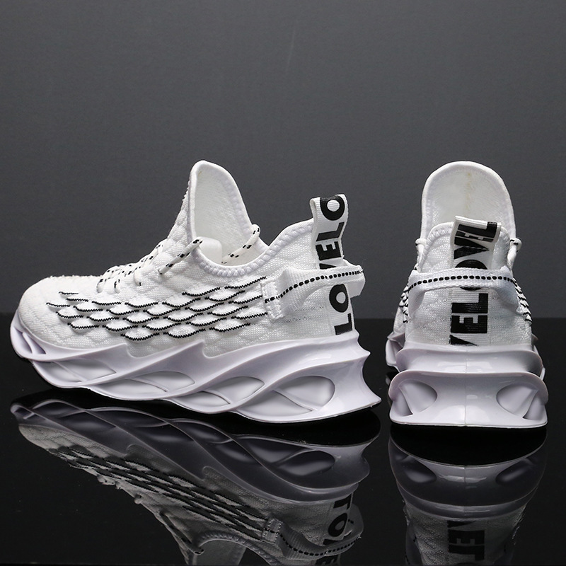 Breathable Flyknit Men's Fashion Personality Sneaker foto 2