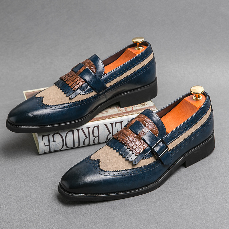 Plus Size Men's Shoes Tassel Trendy Pointed Toe foto 2