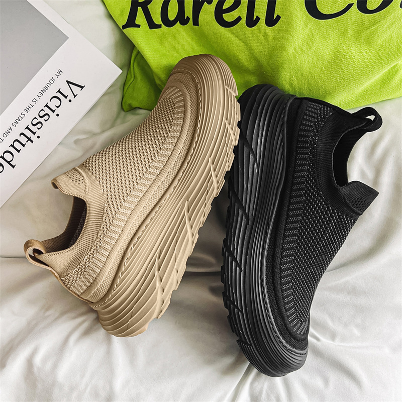 Thin Mesh Breathable One Pedal Fly Woven Mesh Shoes foto 5