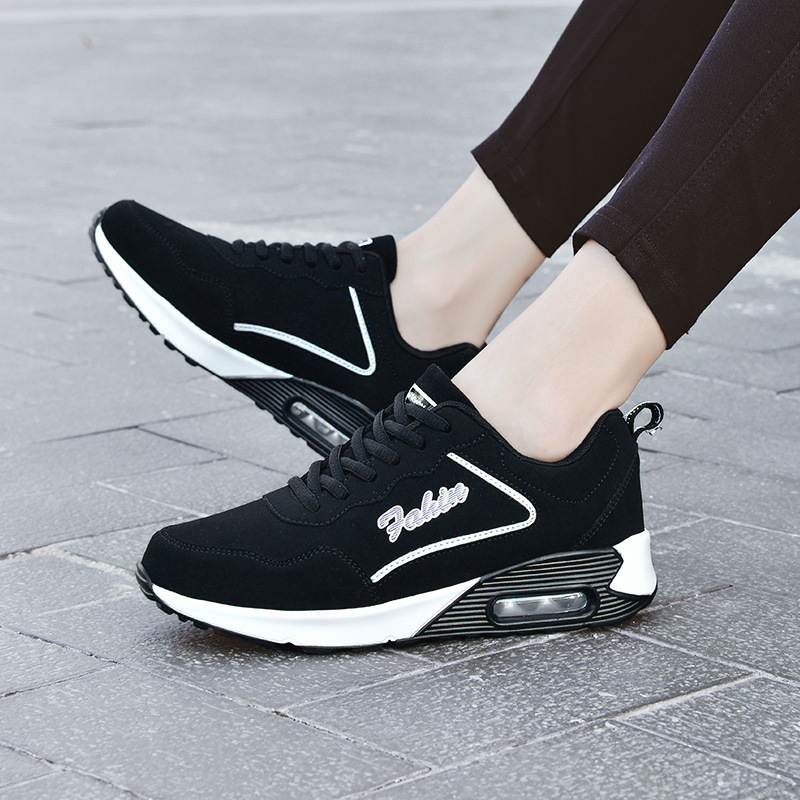 Spring Leather Plus Size Air Cushion Sports Shoes foto 5