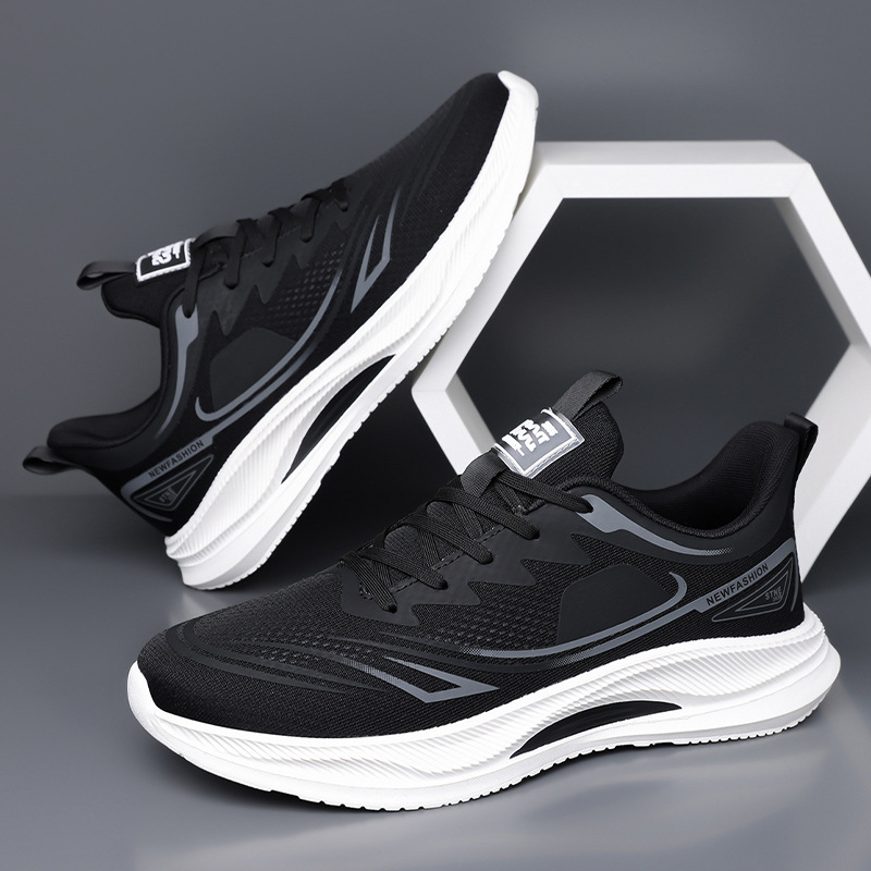 Summer New Fly Woven Mesh Breathable Lightweight And Thin Type Casual Men's Shoes foto 2