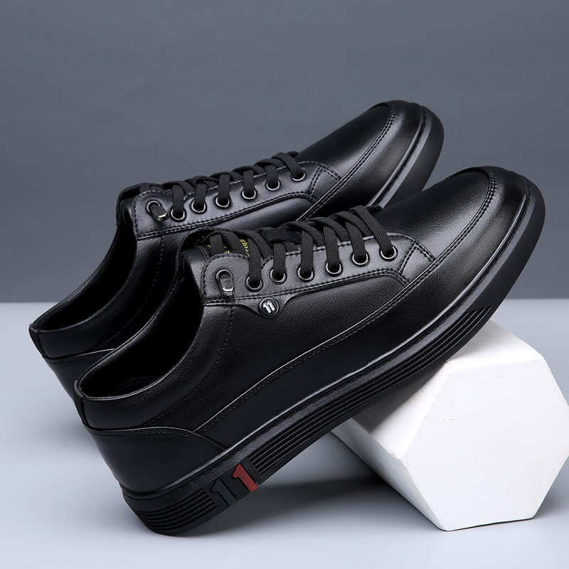 Men's Fashionable Soft-Upper Casual Leather Shoes foto 3