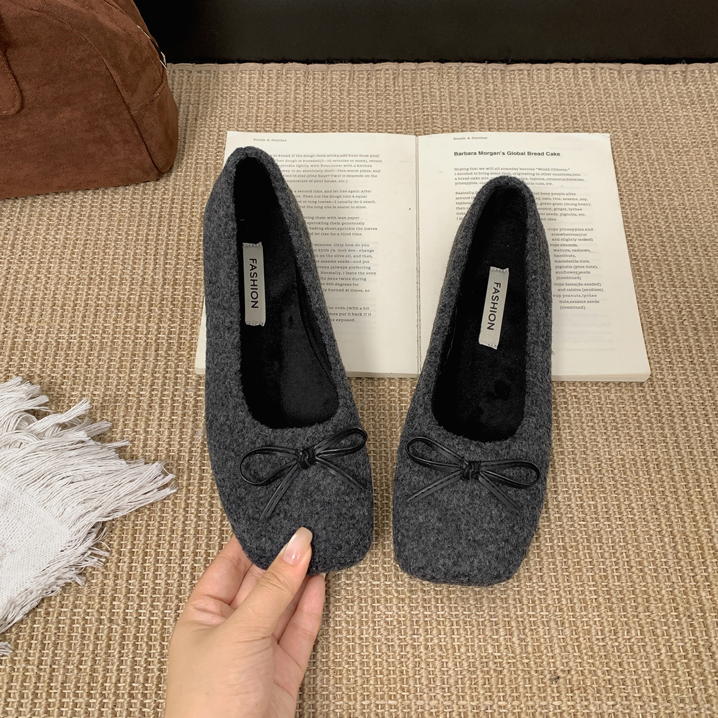 Retro French Flat Low-cut Shoes Women foto 5