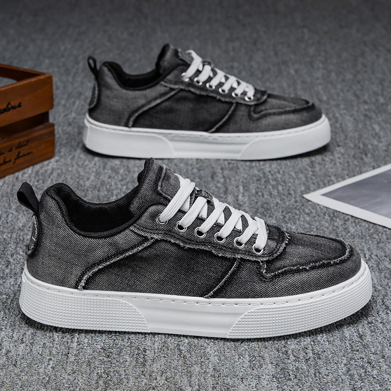 Casual Versatile Canvas Shoes Denim Trendy Stitching