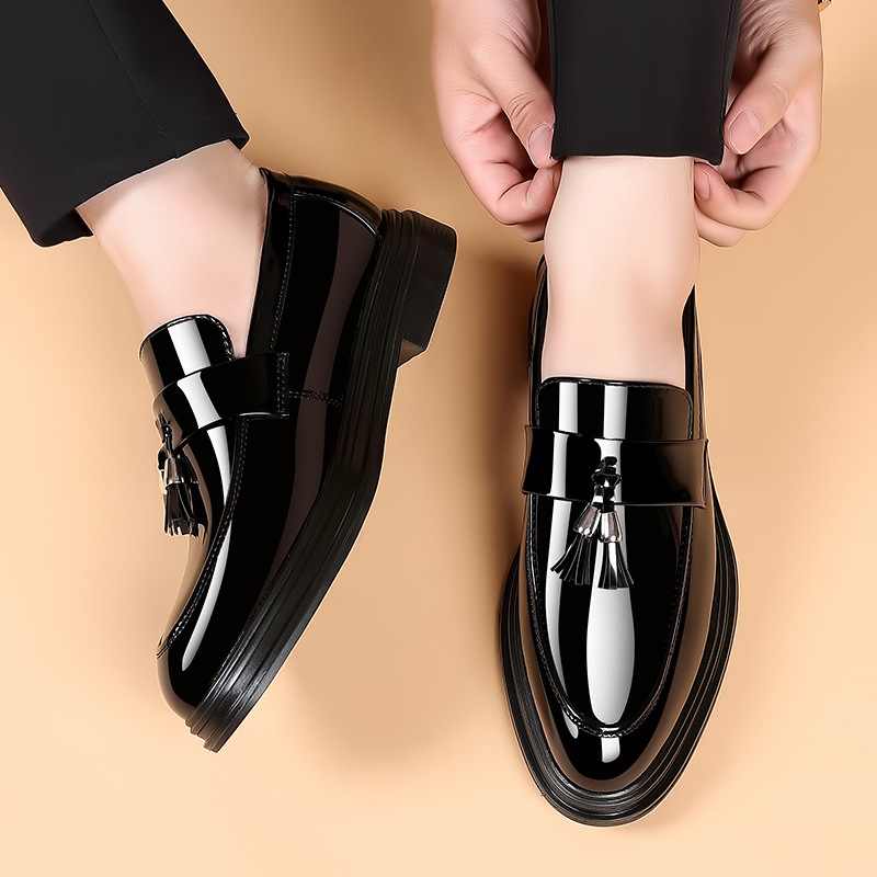 Business Formal Wear Plus Size Casual Soft Bottom Men's Leather Shoes foto 4