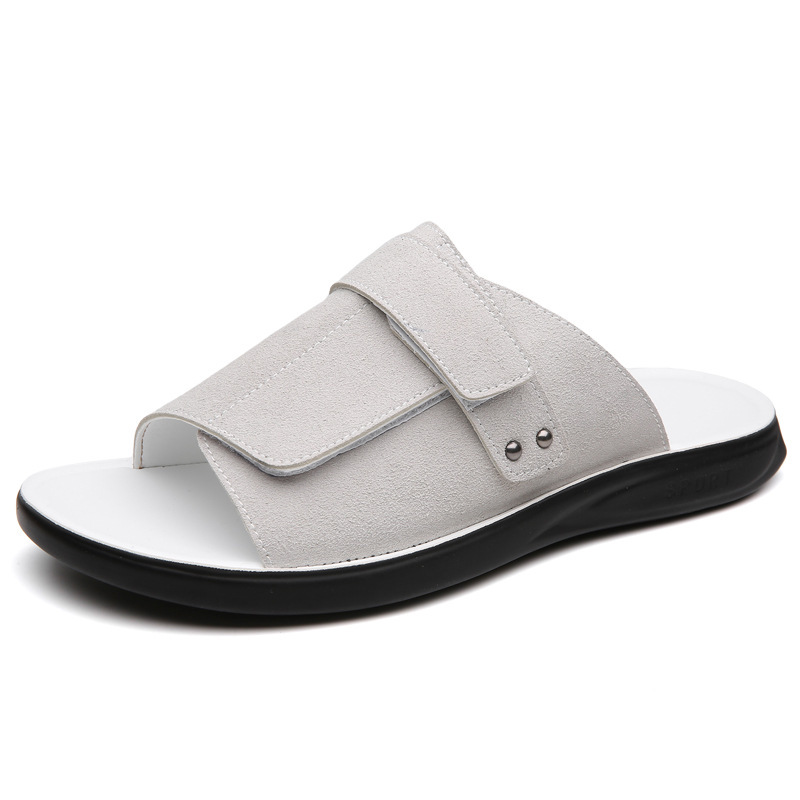 Summer Fashion All-matching Lightweight Youth Men's Slippers foto 5