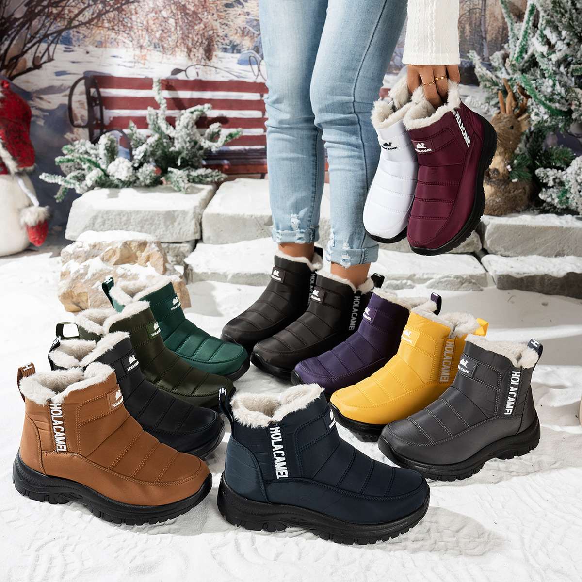Women's Snow Boots With Fleece Lining foto 4