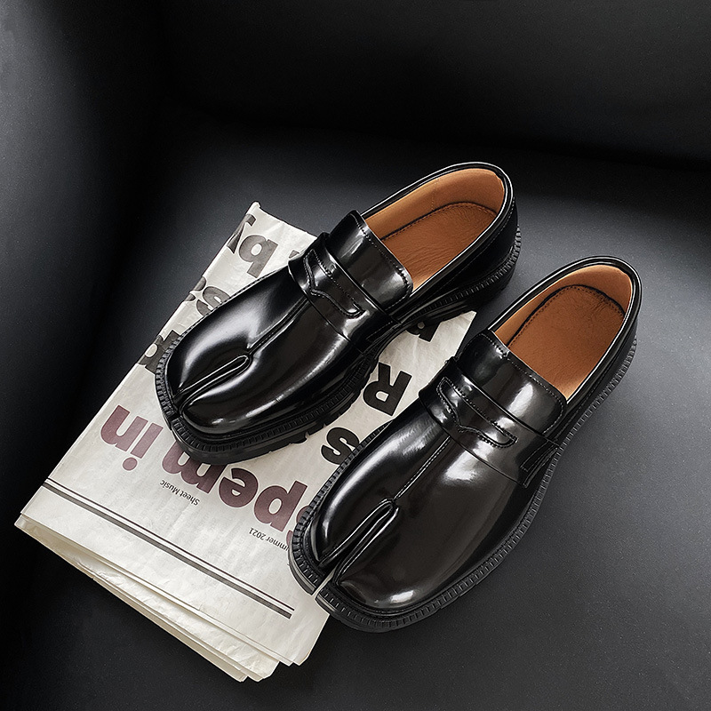 Niche High-end Fashion All-matching Platform Casual Leather Shoes foto 4