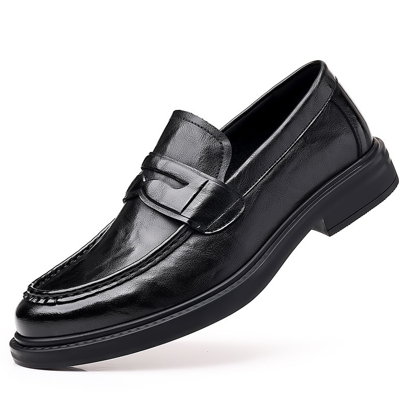 Men's All-match Breathable British Casual Leather Shoes foto 5