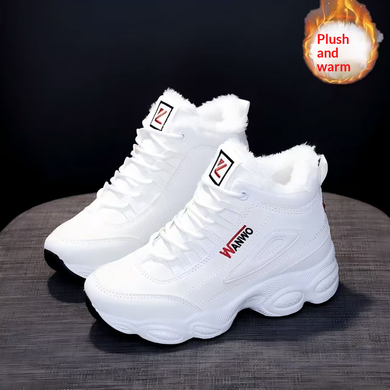 Womens Casual Versatile Height-increasing Warm Snow Boots foto 2