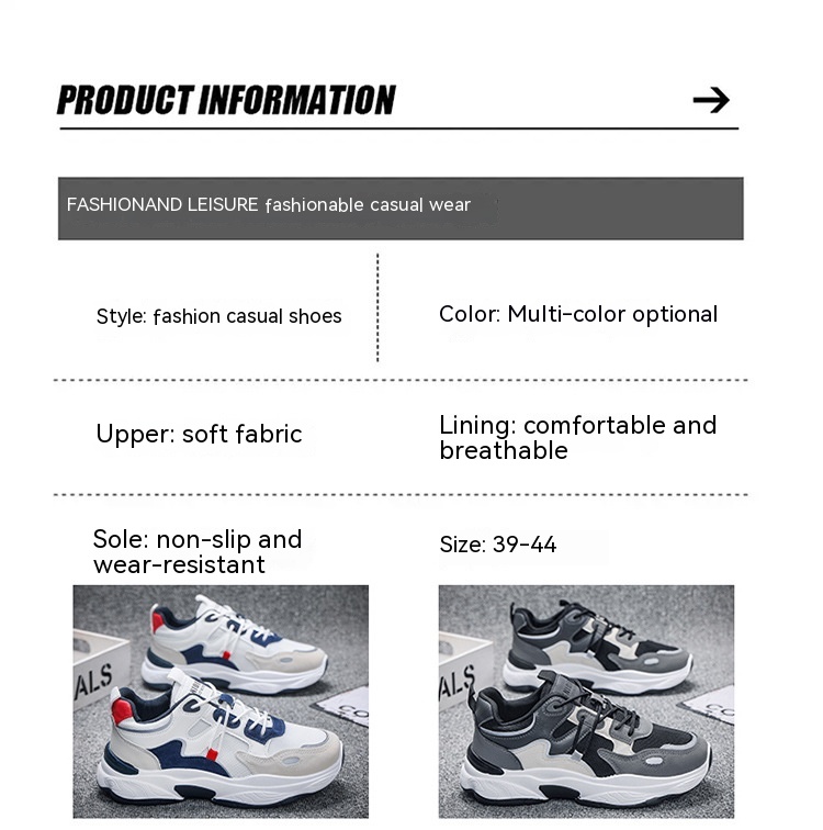 Men's Spring Breathable Type Mesh Sports Casual Shoes foto 2