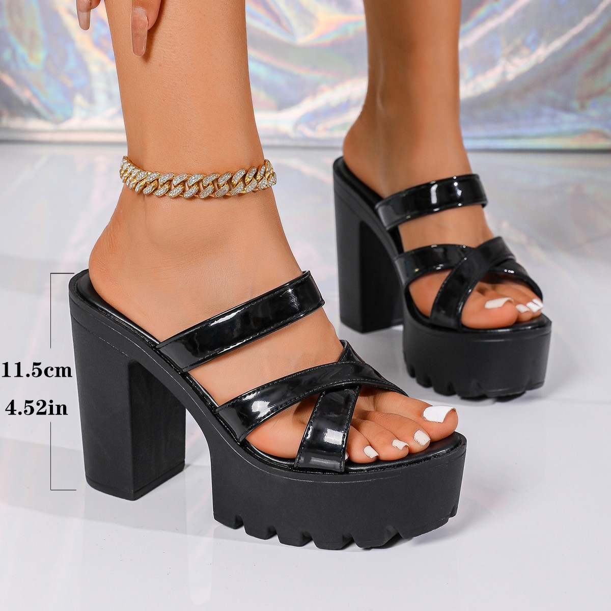 Women's Fashionable Stiletto Sandals For Outwear foto 2