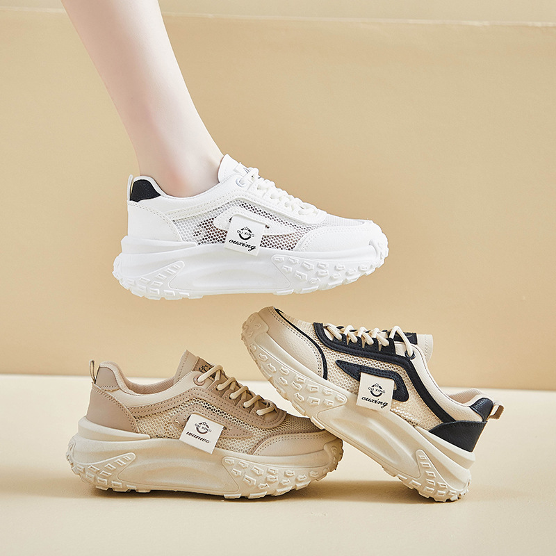 Womens Casual Soft-soled Breathable Mesh Sneakers