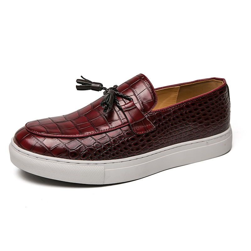 Plus Size Fashion Tassel Sneakers Men's British Casual Youth foto 3