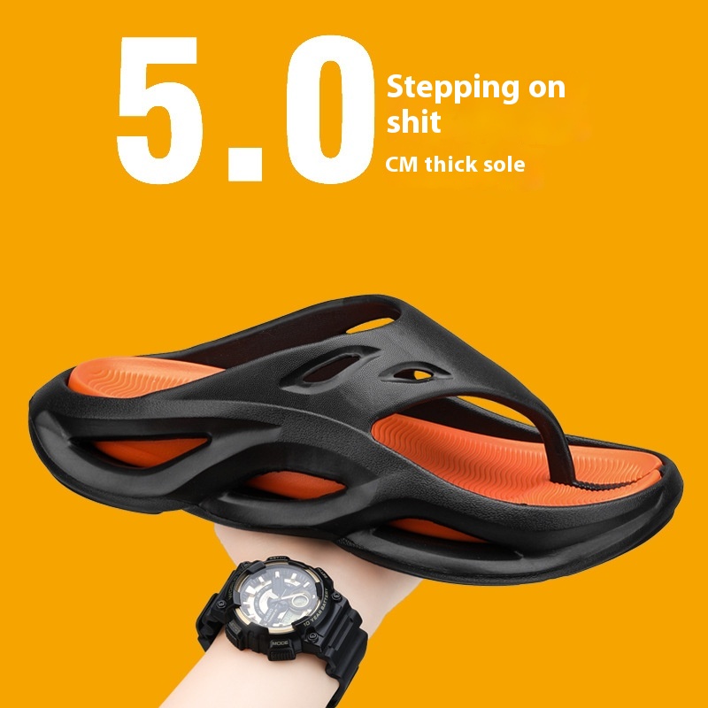 Men's Flip-flops Summer Platform Slippers Beach Shoes foto 3