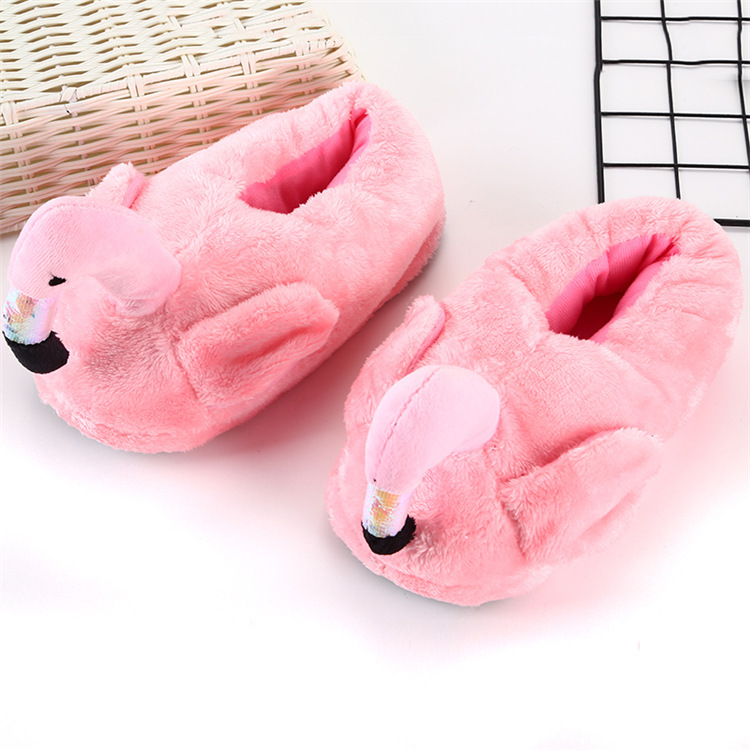 Winter Home Flamingo Non-slip Slippers foto 3