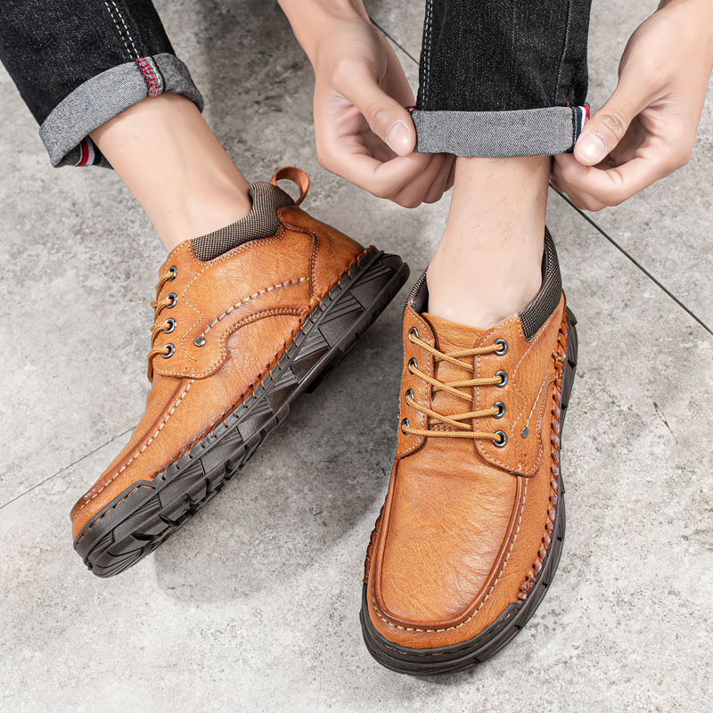 Plus Velvet Casual Shoes Male Plus Size High-top Platform foto 2
