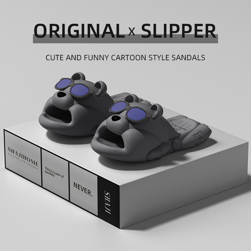Cute Slippers Men's Indoor Home Non-slip foto 5