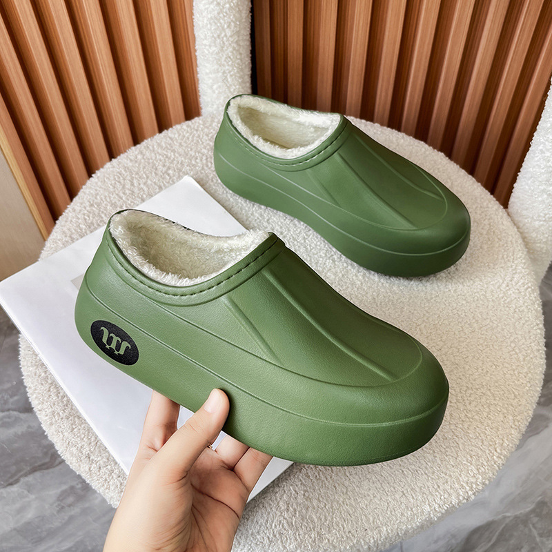 Envelope-style Warm Waterproof And Oil-resistant Slip-on Shoes foto 3