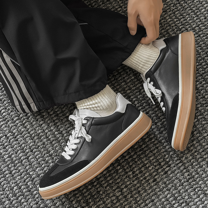 Mens Minimalist Flat-soled Fashionable Casual Shoes foto 2