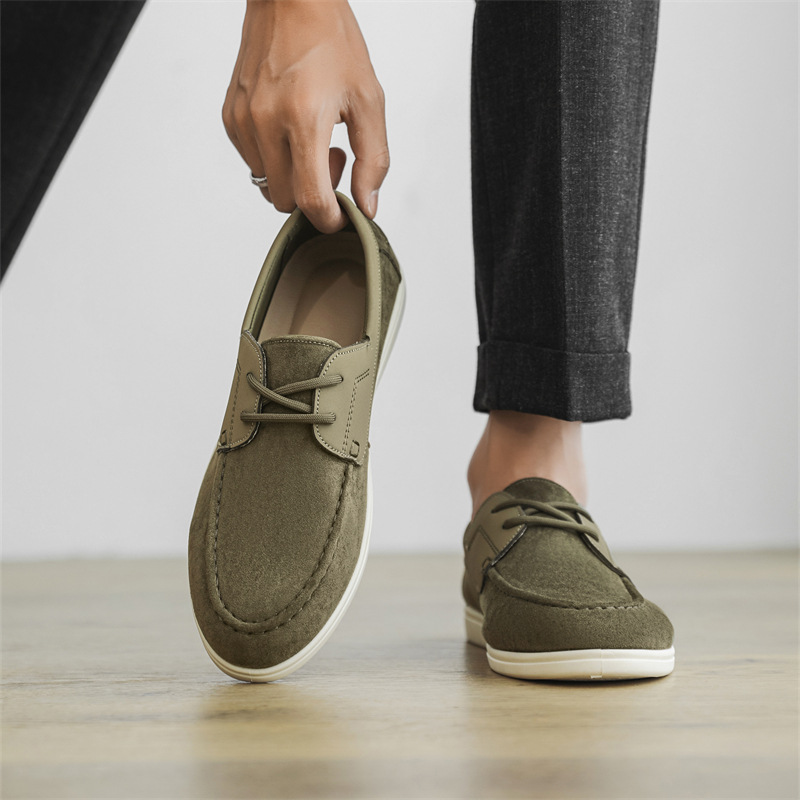 Mens Casual Low-top Lace-up Shoes foto 3
