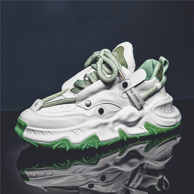 Men's Cross-tied White Casual Shoes foto 3