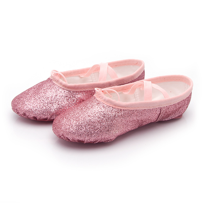 Golden Folk Dance Cat's Paw Performance Ballet Dancing Shoes foto 4